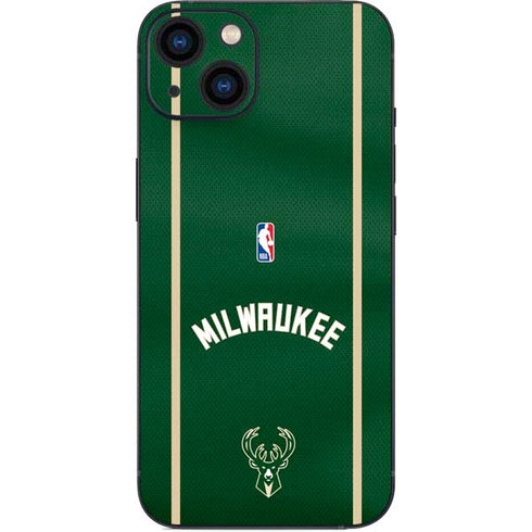 NBA Milwaukee Bucks Jersey iPhone 14 Plus Skin